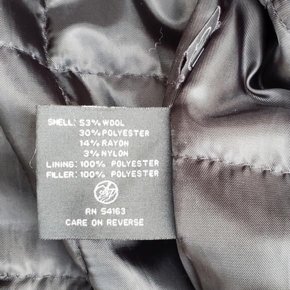 Sean John Black wool‎ Jacket XL - Picture 12 of 12